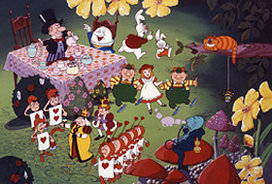 Кадр из мультфильма "Алиса в стране чудес" (1983). Сугияма Таку, Nippon Animation